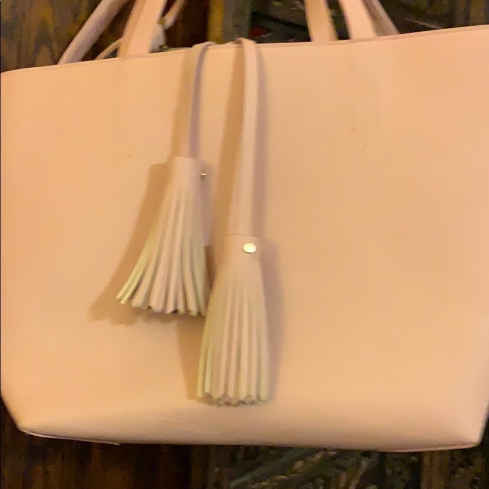 Blush bag in a bag lg tote with smaller crossbody - Picture 3 of 3